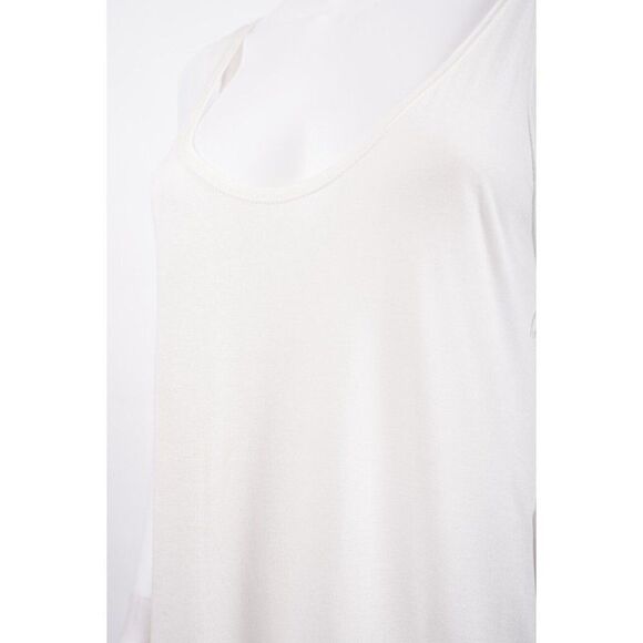 Ioanna Kourbela Tanktop No waist Maxi Dress Size L White Viscose NWT - Picture 4 of 6
